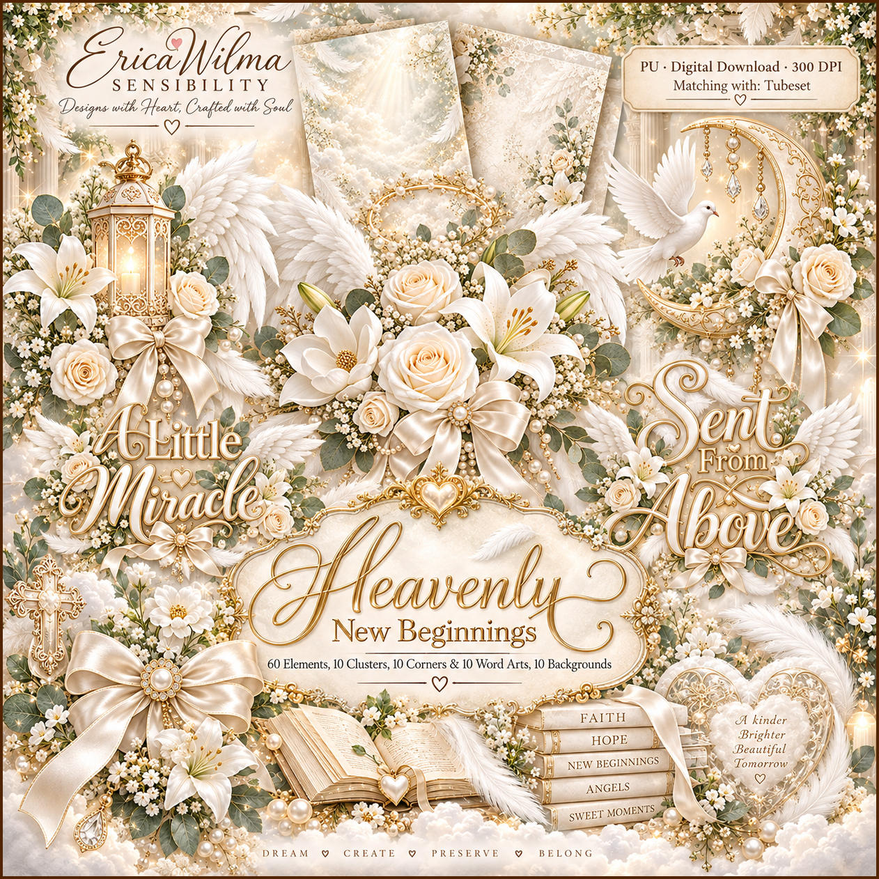 (image for) EW AI Heavenly New Beginnings - Scrapset 2026